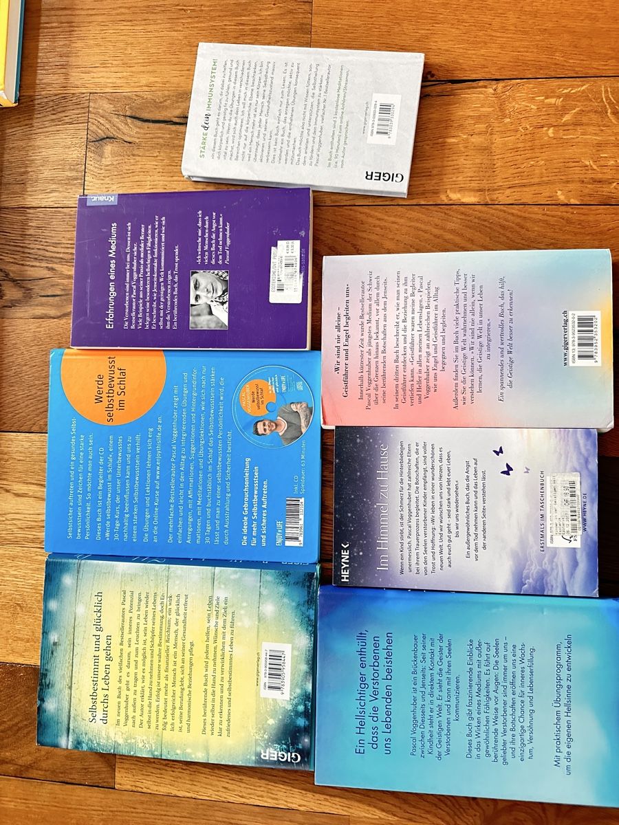 Libri: Pascal voggenhuber bücherset inkl Meditation – Usato da Siebnen venduto da hellokitty015 2