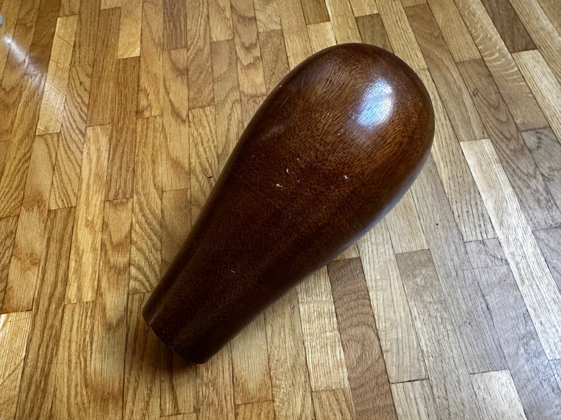 Vasen & Gefässe: Vintage antike Holzblumenvase – Gebraucht aus Lausanne von brixton 4