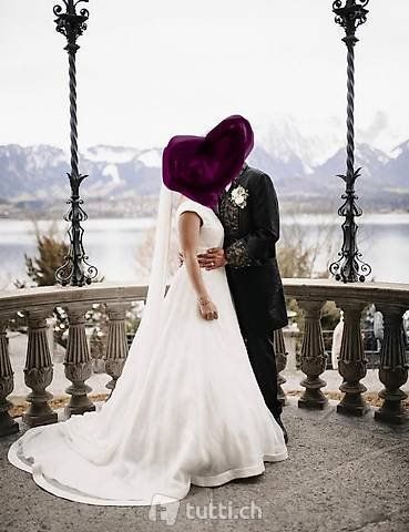Kleider: Brautkleid / Hochzeitskleid Grösse 38/40 – Neu (gemäss Beschreibung) aus Spiegel b. Bern von dijaro