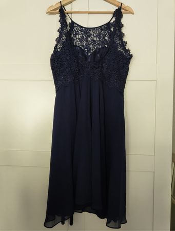 Marie Lund Kleid, dunkelblau, Gr. 38, Festlich & schön!