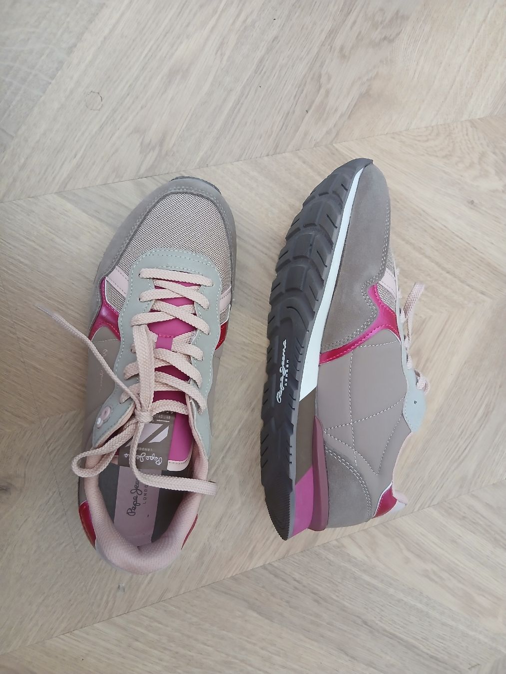 Pepe Jeans Scarpe da donna: Pepe Jeans Sneakers Brown Pink Size 40 – Nuovo (secondo la descrizione) da Wil SG venduto da tre_g2l7 4