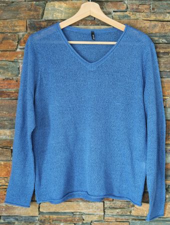 Pullover / Strickpullover Gr. XL Damen blau