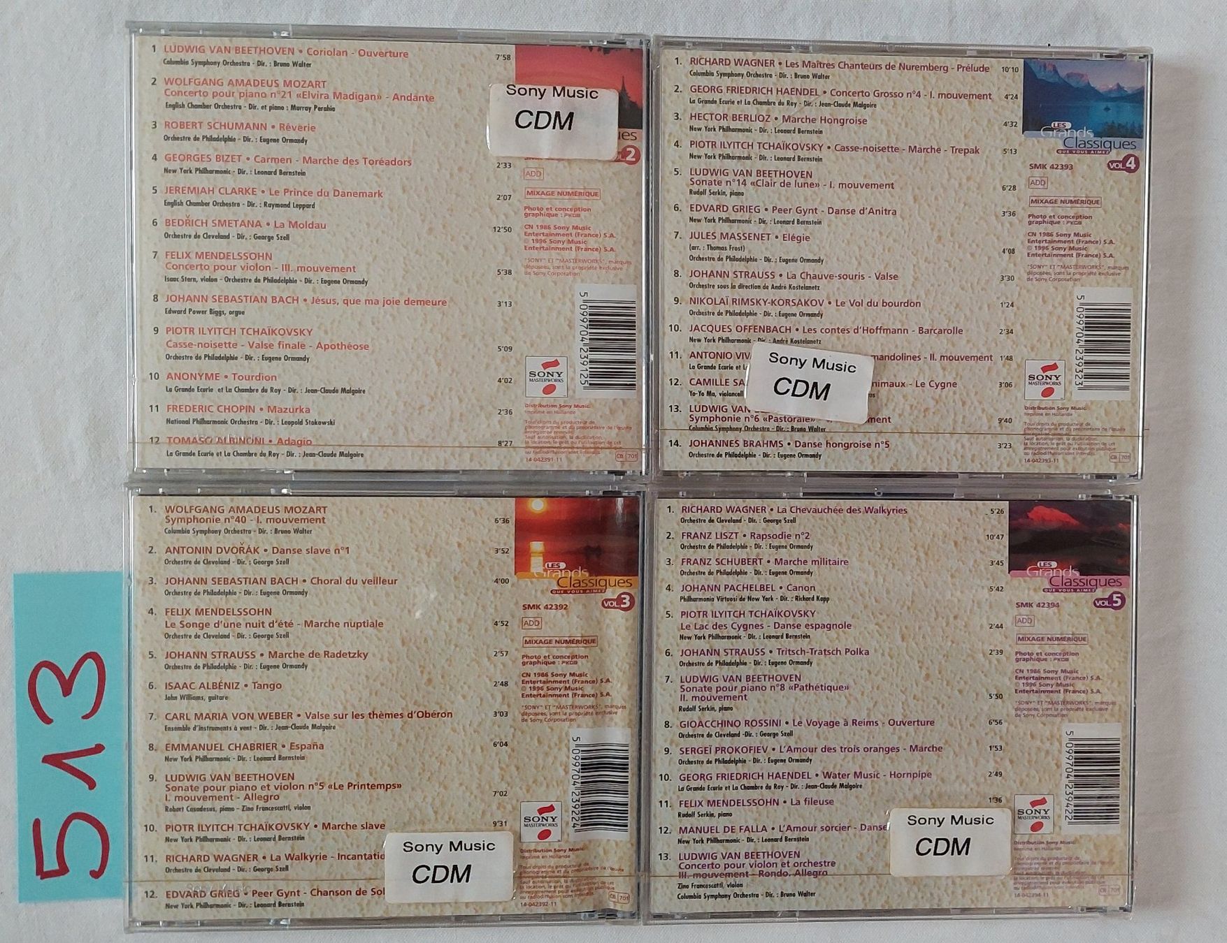 CD: 9 CD ov Klassik Sampler,  auch Einzeln möglich – Usato da Uitikon Waldegg venduto da Smeragol 2