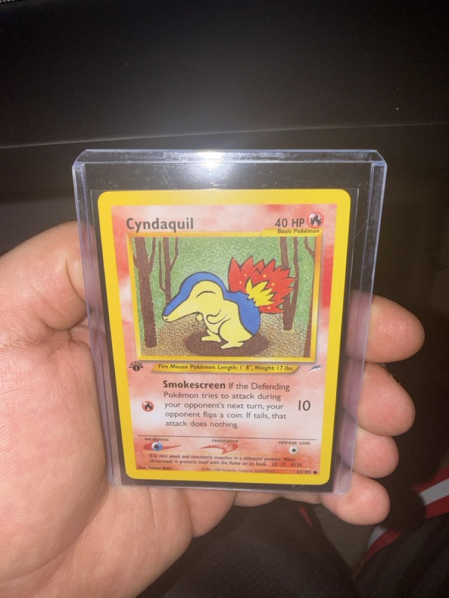 Pokémon Carte collezionabili: 1 Edition Cyndaquil Karte  – Usato da Geroldswil venduto da pat_tsc5