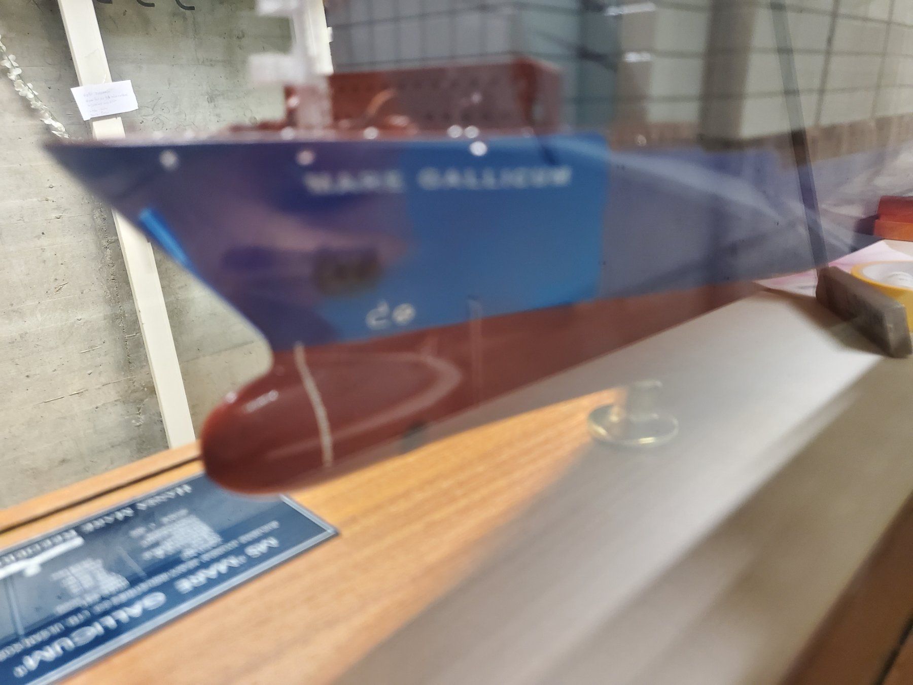 Kit di modellismo & Modellini statici: Modellschiff MS Mare Gallicum Container von Wiessner – Usato da Balsthal venduto da redcarpet 5