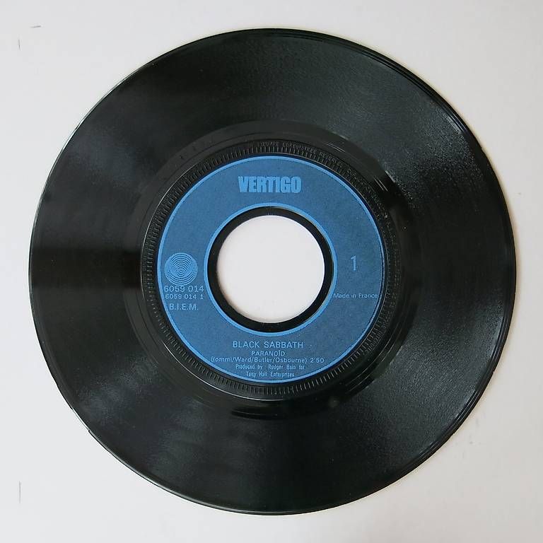 Dischi in vinile: Vinyl-Single 7" Black Sabbath – Usato da Bözen venduto da Keramik22 2