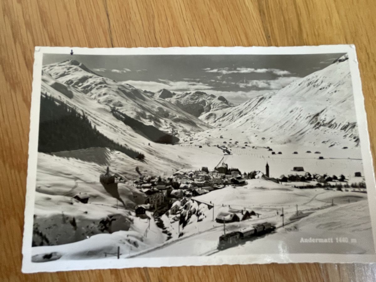 Cartoline postali: Ansichtskarte Andermatt Winterlandschaft mit Zug – Nuovo (secondo la descrizione) da Zürich venduto da Sansol79