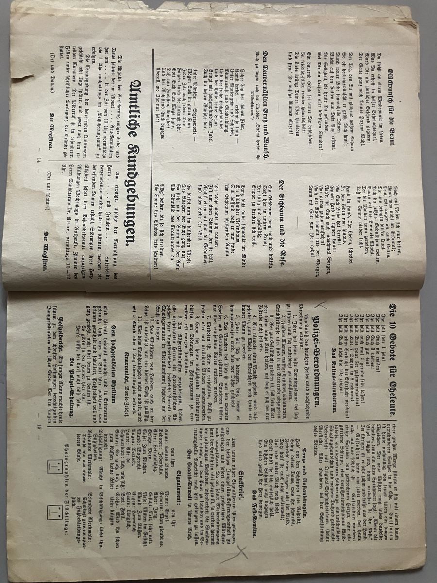 Riviste & Magazine: Hochzeits-Zeitung – Difettoso da Jona venduto da KARL048 5