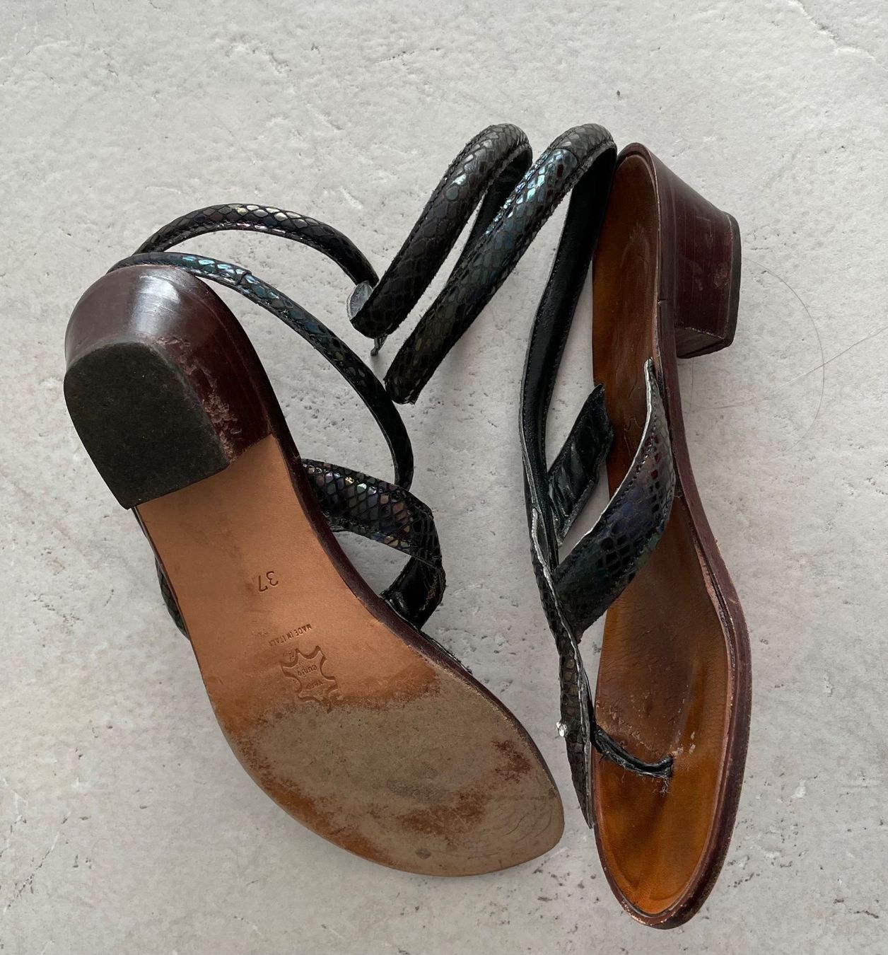 Chaussures femmes: Schlangen-Zehenschuh – D'occasion à Zürich par Mumpfi9 1
