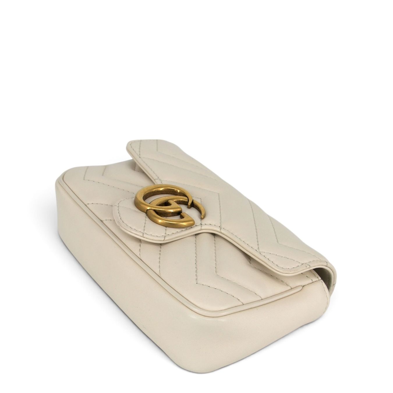 Gucci Borse da donna: Gucci GG Marmont mini crème – Usato da Binningen venduto da Designerlabels 6