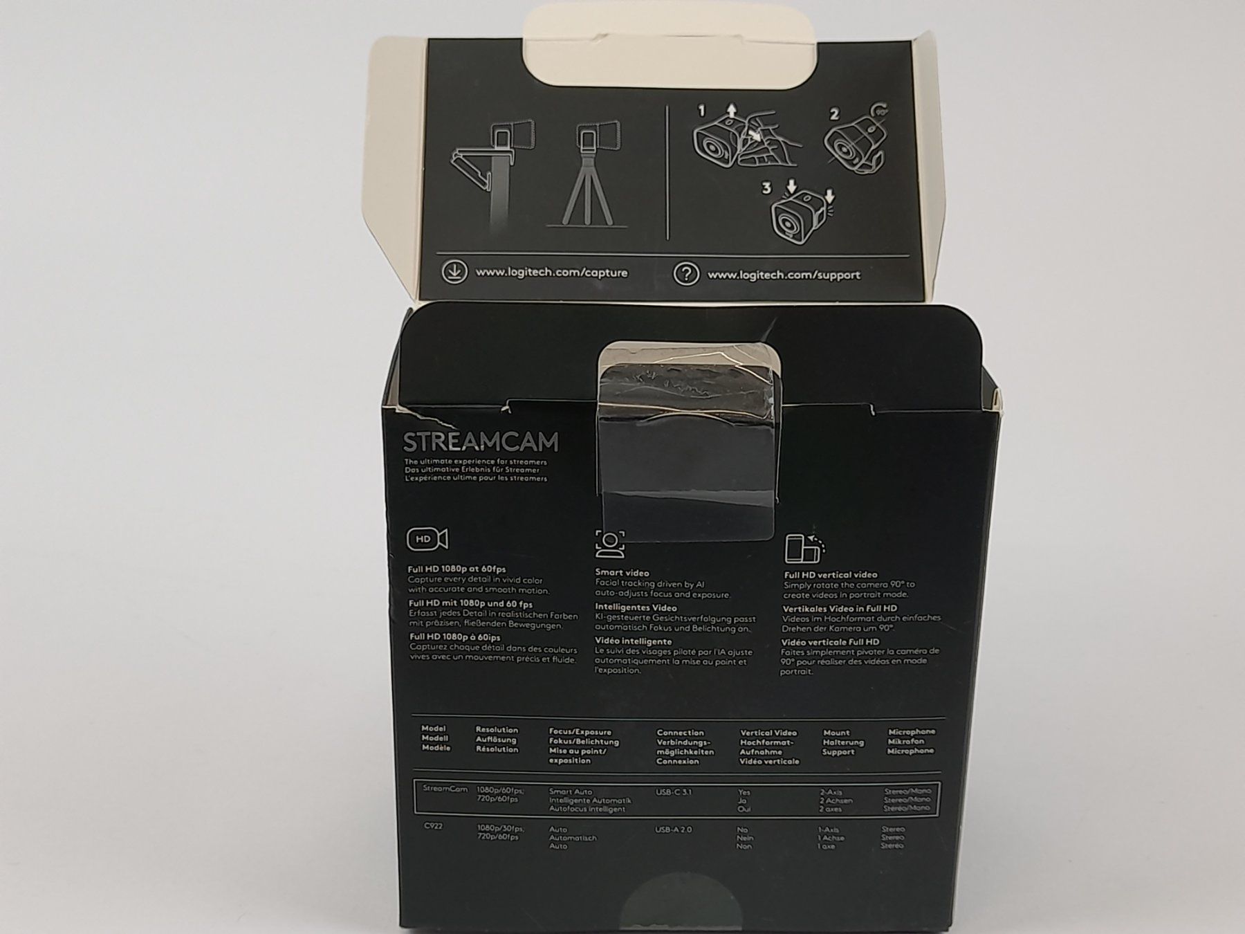 Logitech Webcams: STREAMCAM LOGITECH – Neu (gemäss Beschreibung) aus Liebefeld von Restwert_Liebefeld 1