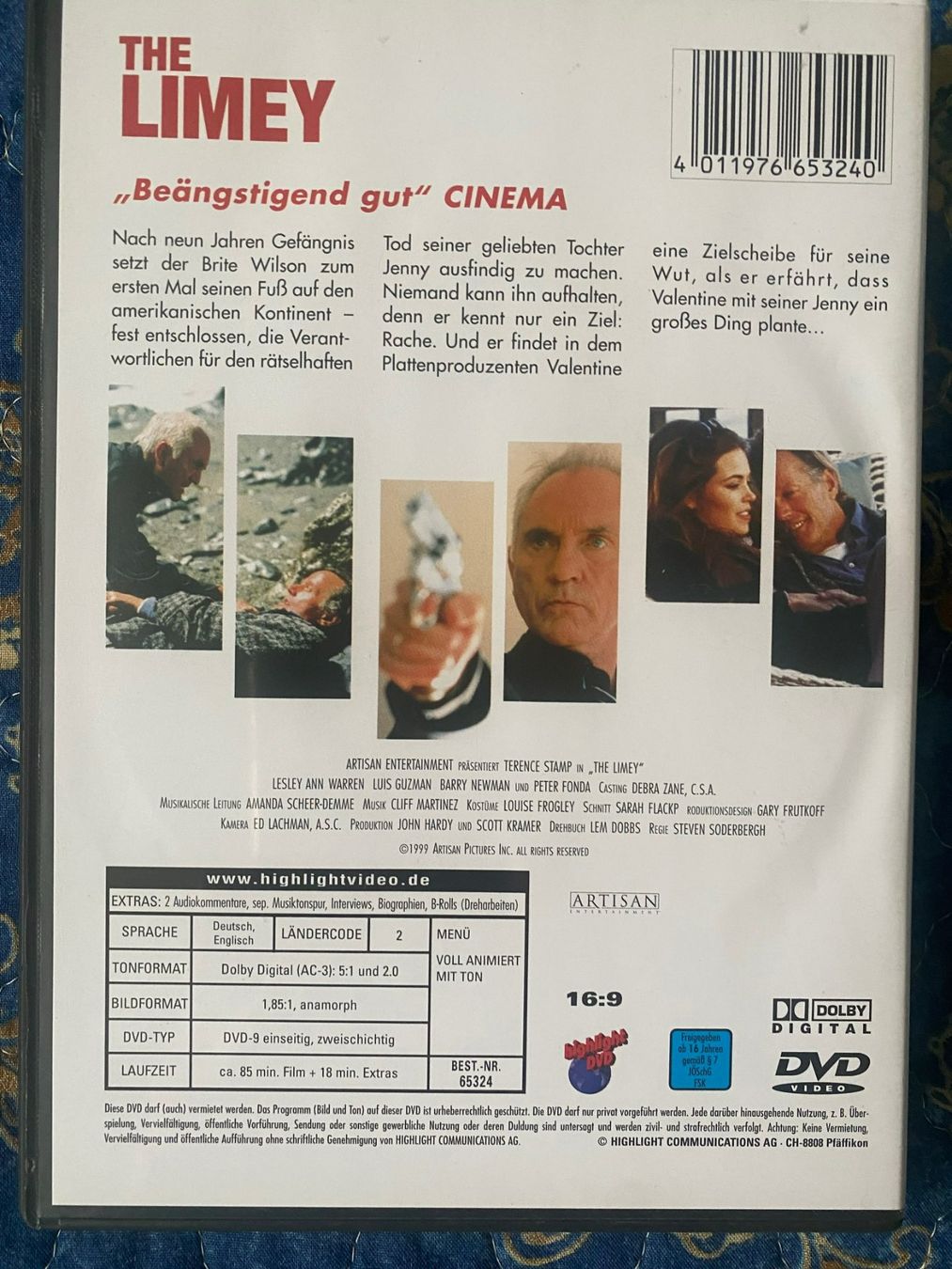 Alle DVDs: Limey – Gebraucht aus Baden von Customer 1