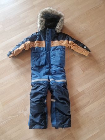 Wie neu! Didriksons Schneeanzug blau braun Grösse 110 wasser