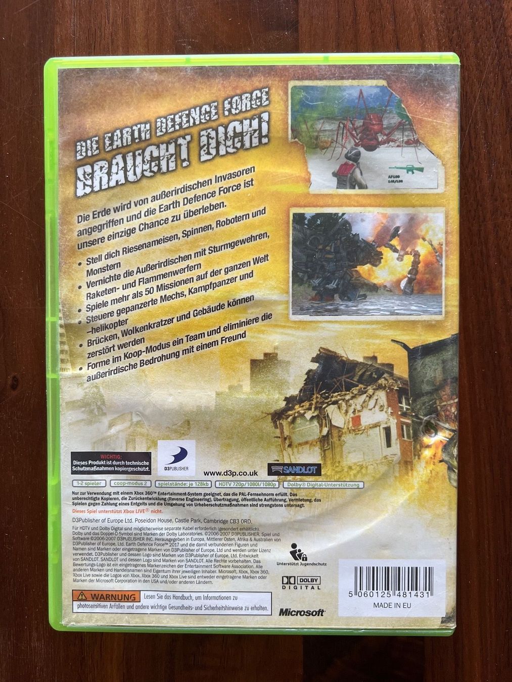Giochi: Earth Defence Force 2017 Xbox 360 – Usato da Dübendorf venduto da CellarSeller 1