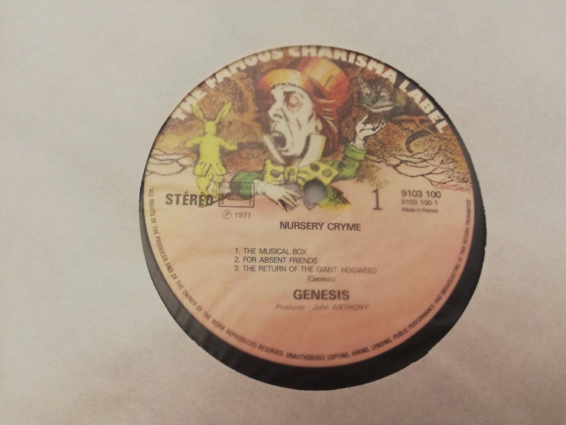 Dischi in vinile: GENESIS - NURSERY CRYME – Usato da Bern venduto da Vinylsound.ch 4