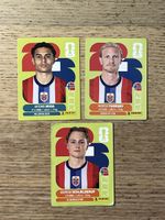 3 Panini Stickeralbum WM 2026 Norwegen Spieler Set