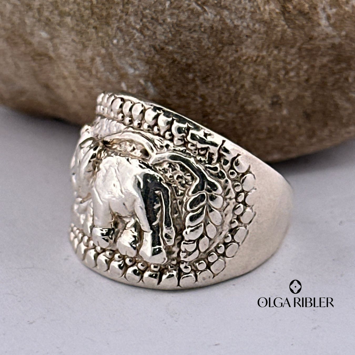 Olga Ribler Anelli: Elephanten Silber Ring 925 Grösse 60 – Nuovo (secondo la descrizione) da Luzern venduto da Schmuckoutlet 5