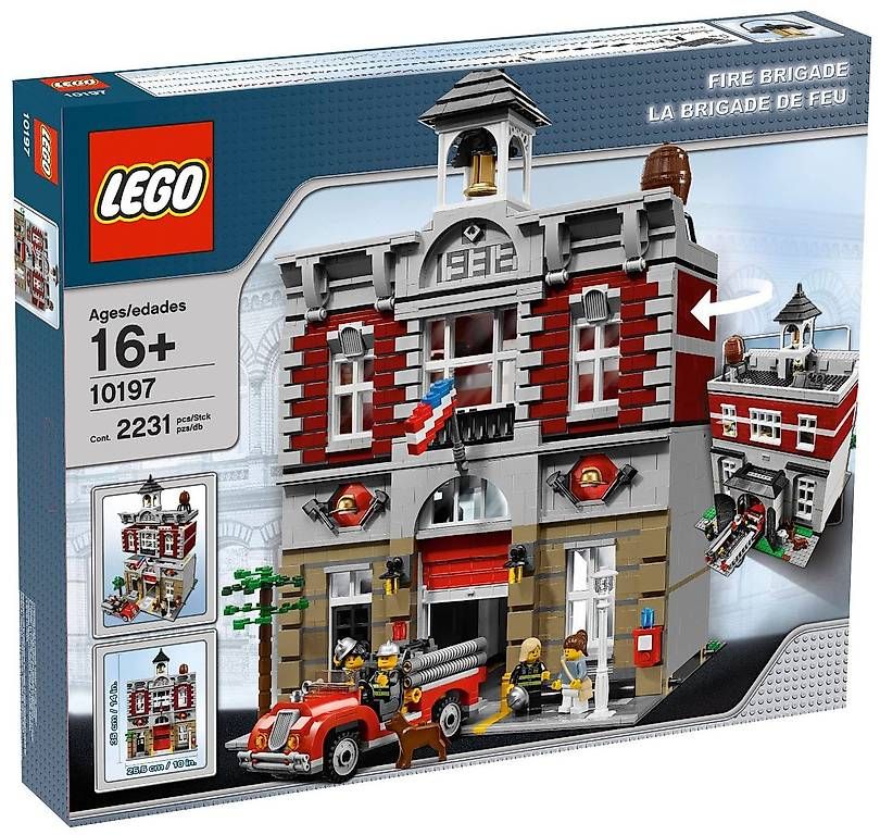 Lego Kit di costruzioni: LEGO Creator Expert 10197 La brigade de pompiers – Nuovo e nell'imballaggio originale da Pompaples venduto da minifigureCH