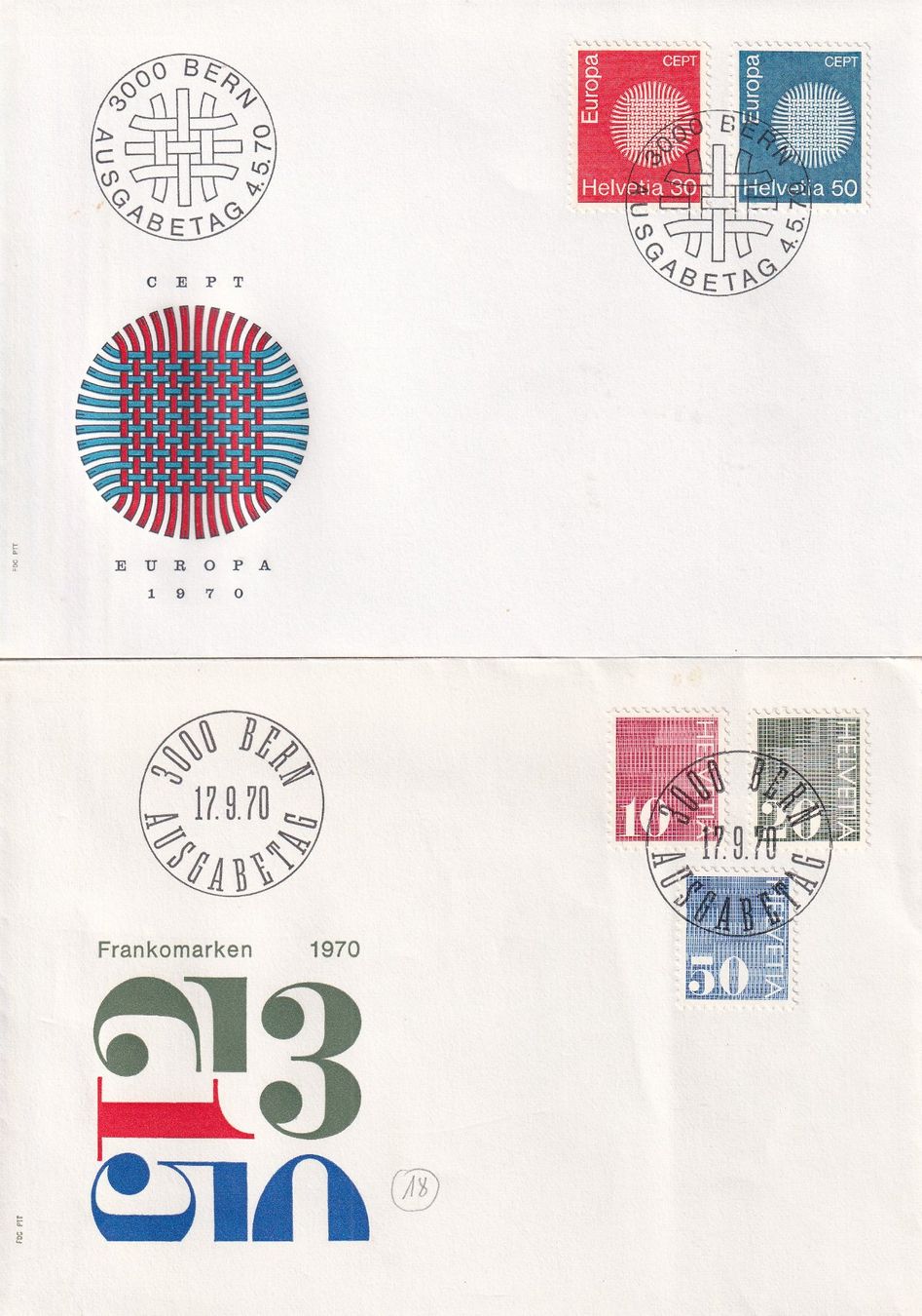Tutti i francobolli: Lot 8 Briefe FDC 1968 - 1971 – Usato da Rossa venduto da becky05 2