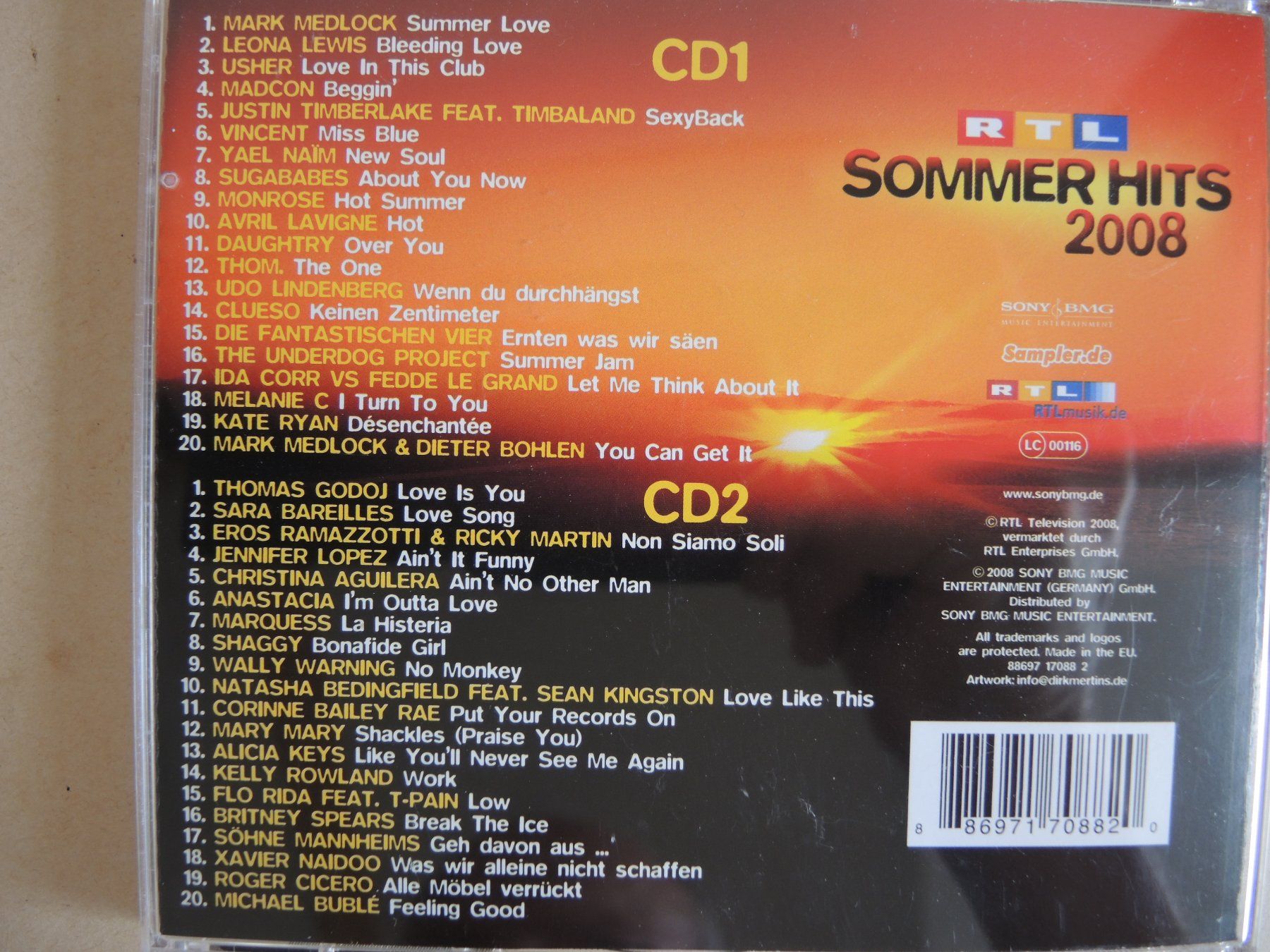 CDs: 3 x Doppel CD RTL - Sommer Hits 2005, 2008, 2009 – Gebraucht aus Rorschach von maeck8 7