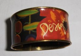 Desigual Armreif, goldfarben, floral, Sommer-Must-have