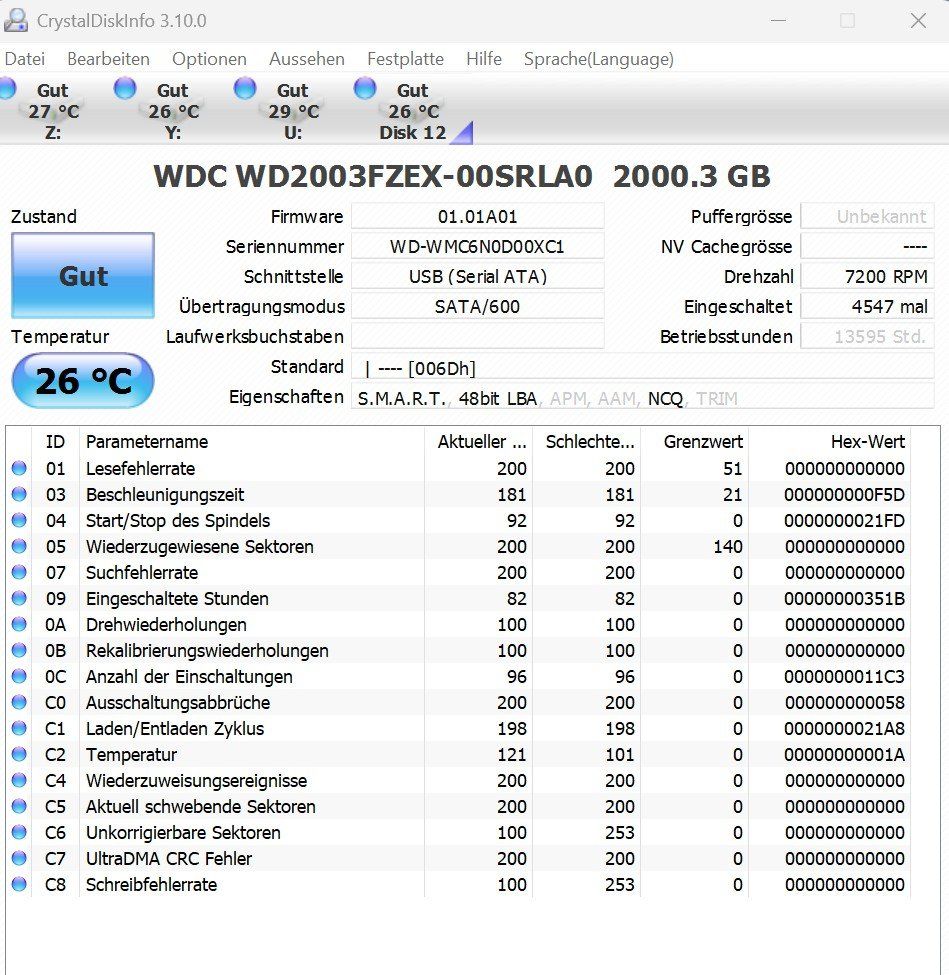 Western Digital Dischi rigidi: WD Black 2.0TB WD2003FZEX Performance Hard Drive – Usato da Schaffhausen venduto da BUSH54 1