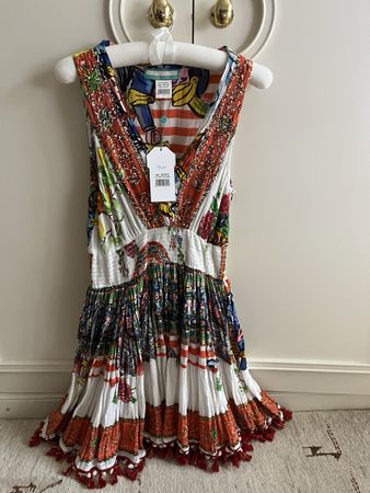 Kleid Leoni al Sole Antica Sartoria Positano PomPom Neu