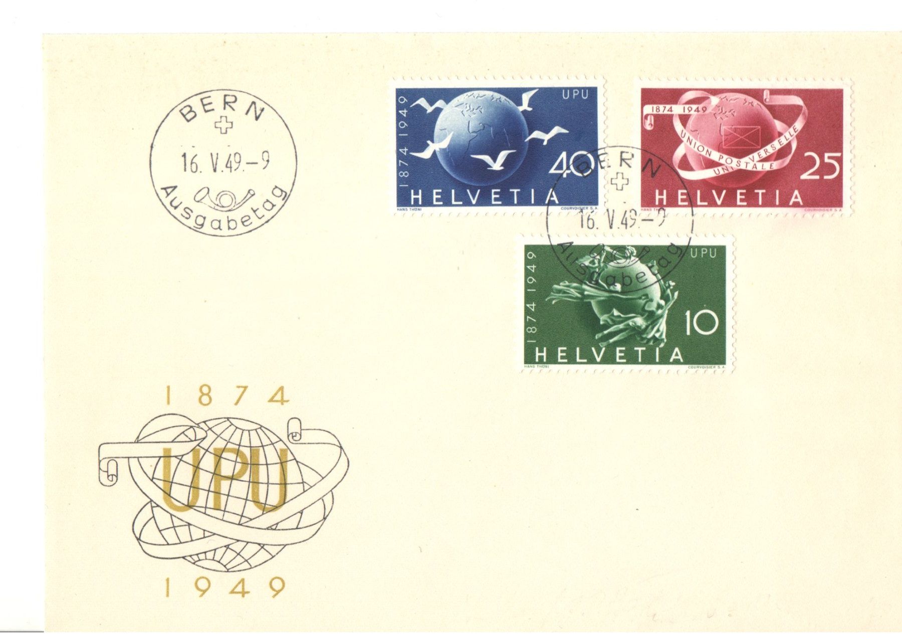 Alle Briefmarken: UPU – Gebraucht aus Echichens von mullerch 1