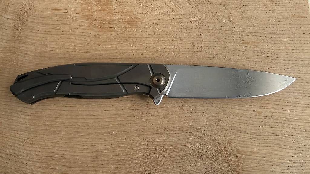 Coltelli tascabile: Cheburkov Scout, Damast in Bronze – Usato da Oberhelfenschwil venduto da Erselbst 1