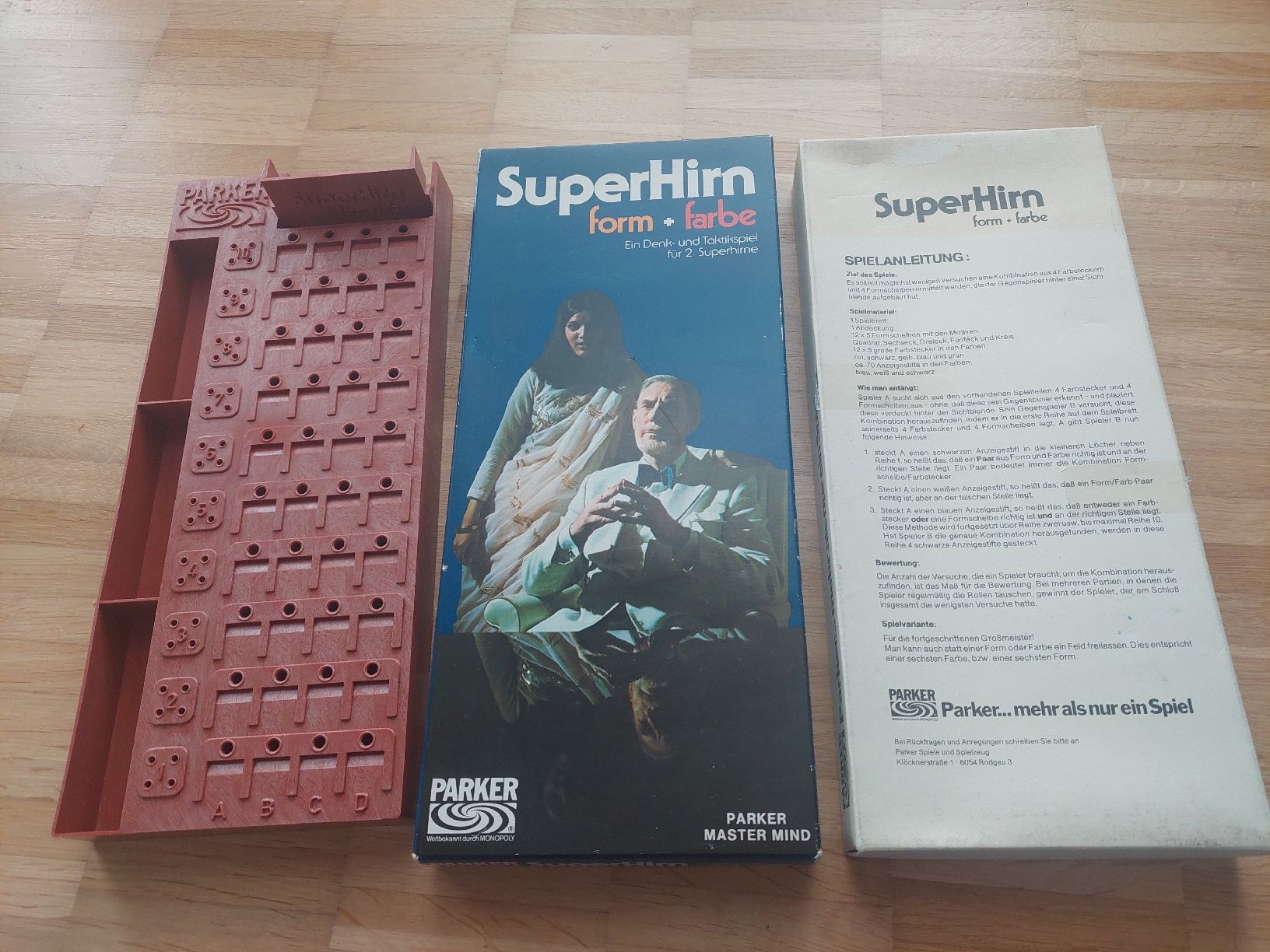 Parker Giochi: Parker Superhirn, Form & Farbe - Mastermind – Usato da Embrach venduto da pz78
