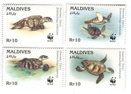 Briefmarken "Schildkröten". Malediven