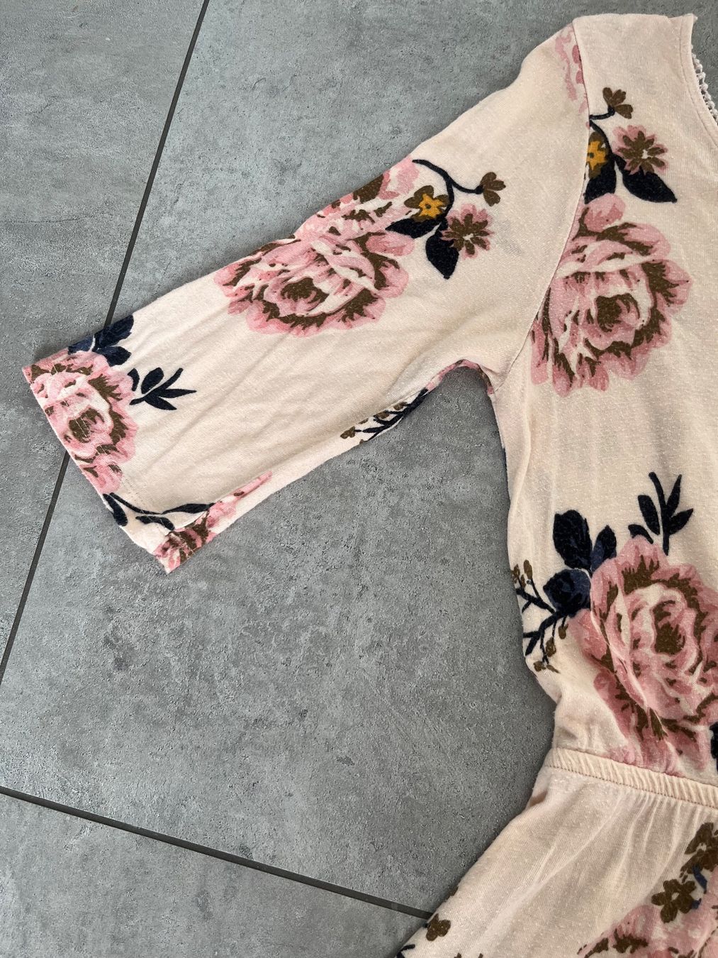 S.Oliver Vestiti: S.Oliver, Kleid, apricot, Blumen, Gr. 34 – Usato da Mollis venduto da Miss_Dresses 4
