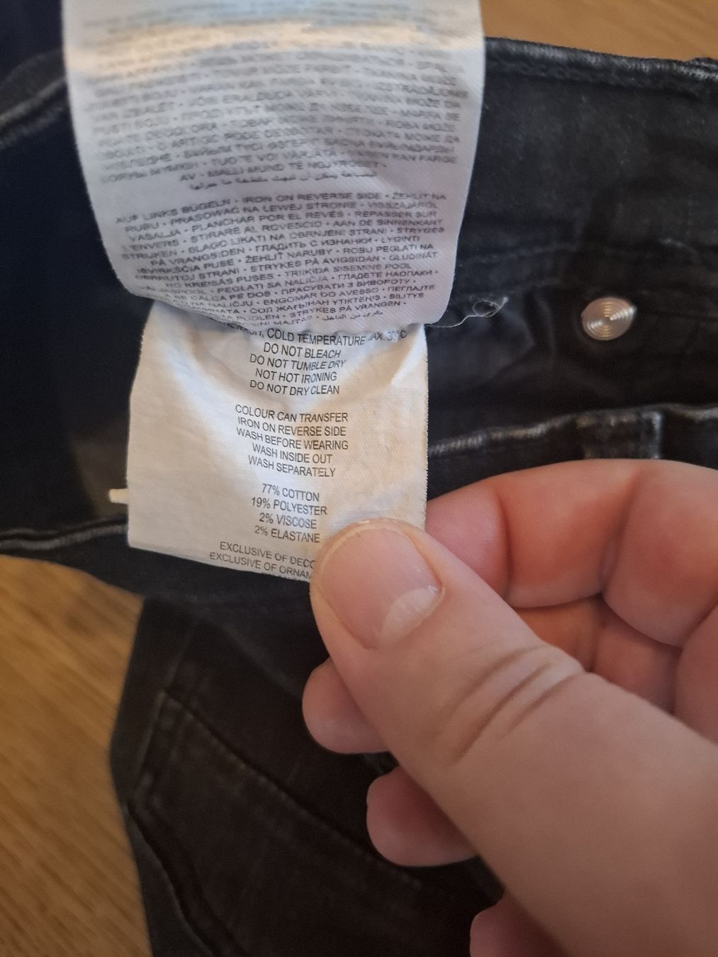 Jeans: Jeanshose W32 L30, Smog, schwarz – Gebraucht aus Urtenen-Schönbühl von nerdgirl 4