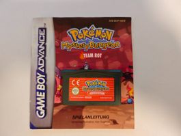 Pokemon Mystery Dungeon Team Rot/Red Nintendo GBA MODUL