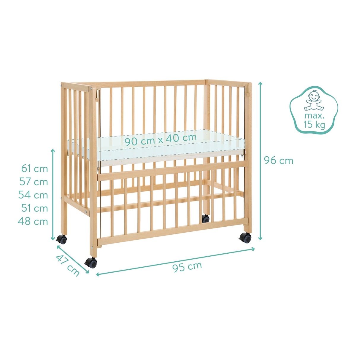 Betten: Fillikid Beistellbett Cocon 90x40cm – Gebraucht aus Altstätten SG von tan_lzx2 6