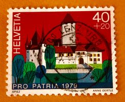 Nr.B 183 Spiez Pro Patria GESTEMPELT Lenzburg   