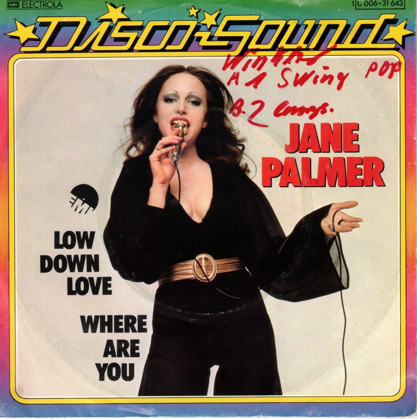 Dischi in vinile: Jane Palmer  --  Low down love  Single7 – Usato da Rheinau venduto da thespecials