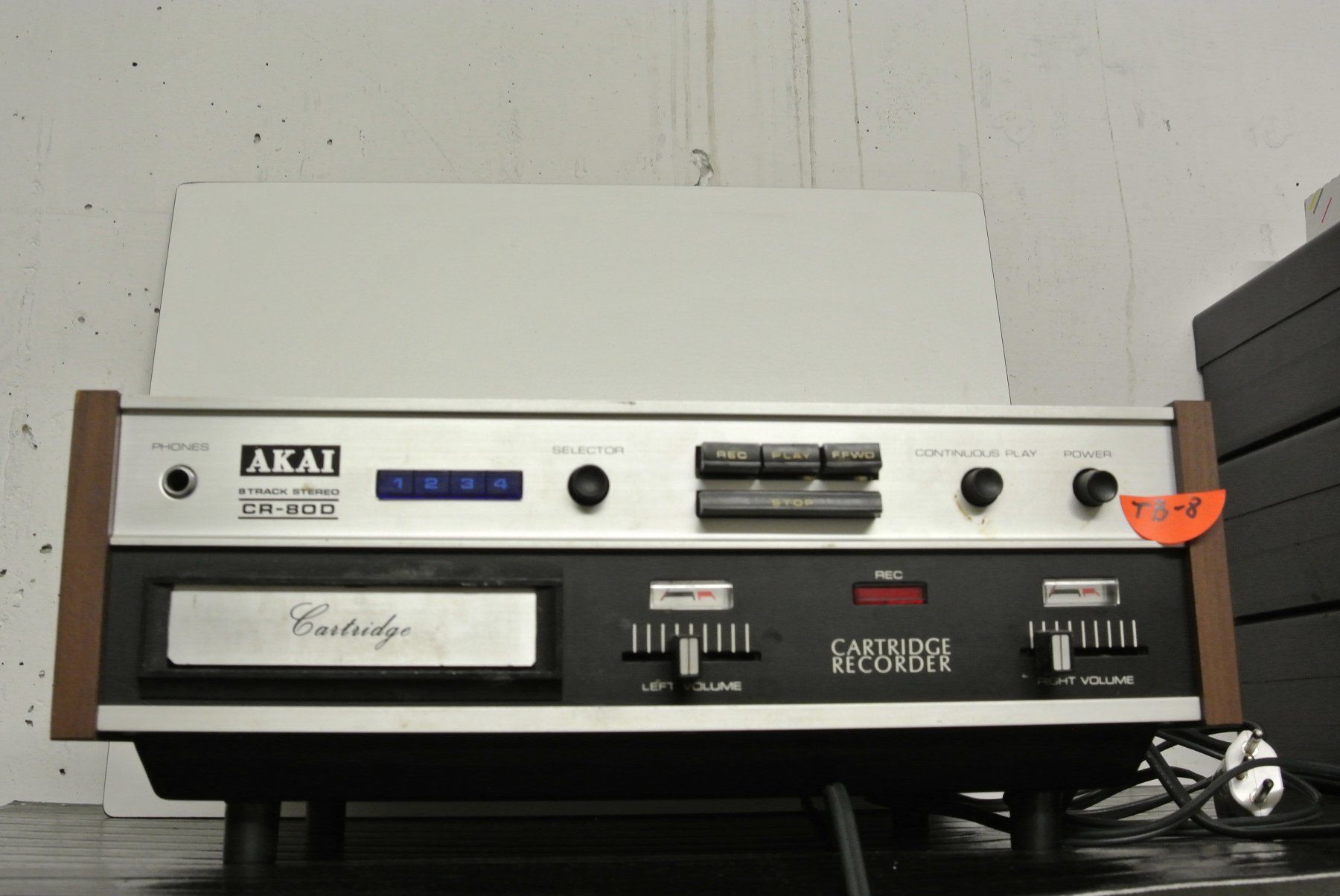 Akai Registratori: 8-Spur-Tonband-Gerät – Usato da Horgen venduto da Goros 2