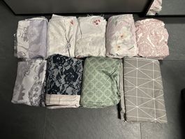 9 schöne Bettwäschen 160/200