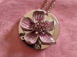 HOOKI Tragbarer und Stilvoller Handtaschenhalter Blume!