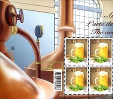 Viererblock Bierbrau -Kunst**