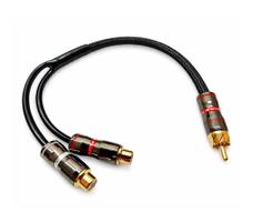 Répartiteur Y - RCA - Triple blindage SoundTech - 99.99% OFC