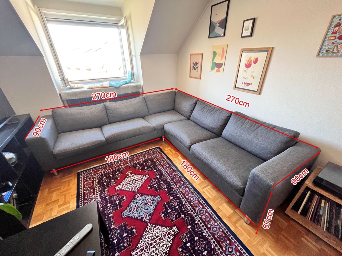 Divani: Gepflegtes Ecksofa für CHF1.- – Usato da Bern venduto da mj123 4