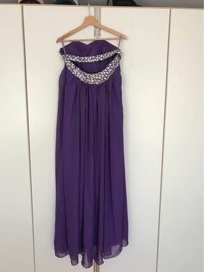 JJ’s House Kleider: Langes, lila Abendkleid, Grösse 40, neu – Neu (gemäss Beschreibung) aus Frauenfeld von Wiibli_18 2