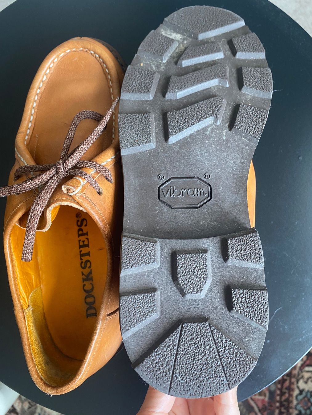 Scarpe da uomo: Robuste Schuhe VIBRAM® Laufsohle v. DOCKSTEPS – Usato da Besazio venduto da lionheart63 1