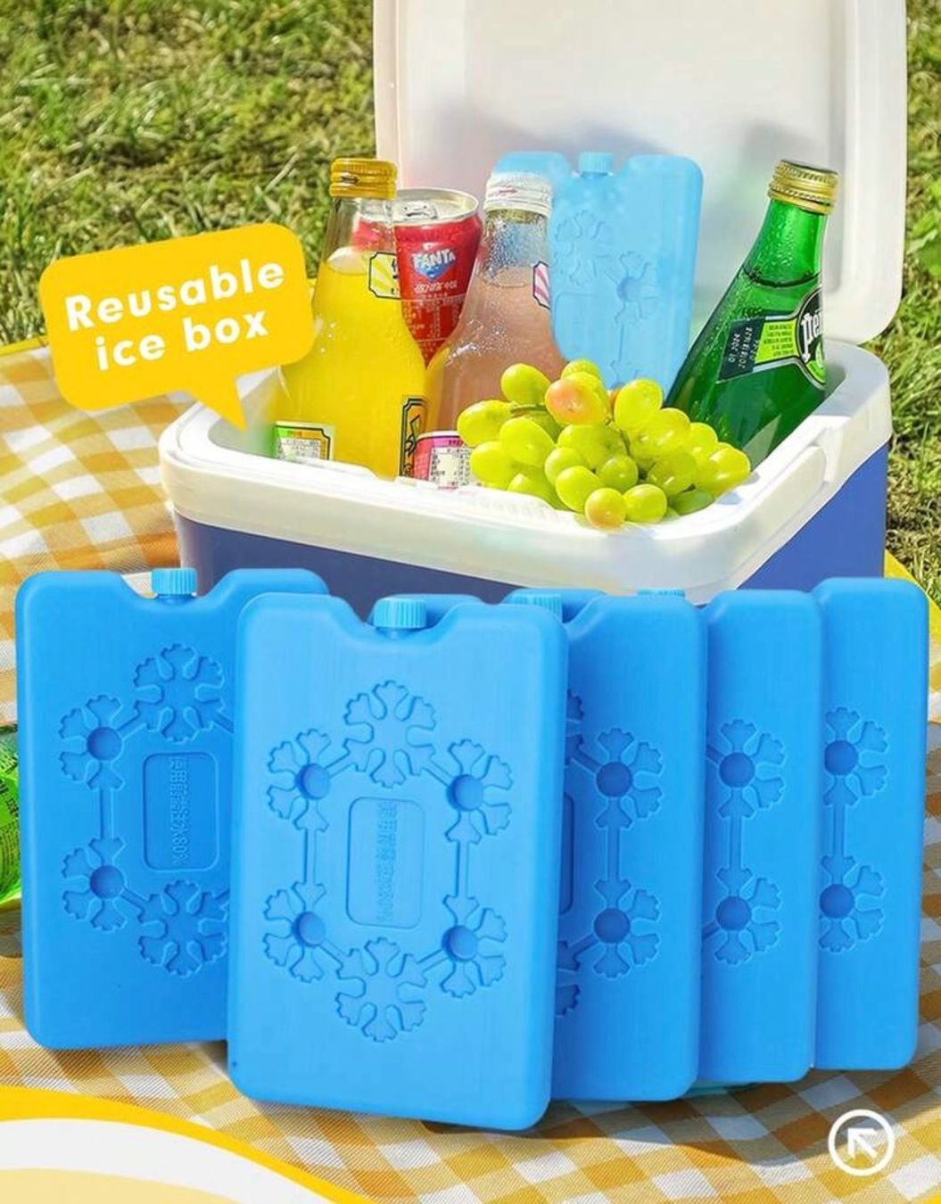 Frigoriferi & Refrigeratori: 6er Set blaue Kühlelemente neu – Nuovo e nell'imballaggio originale da Emmenbrücke venduto da engueteDeal