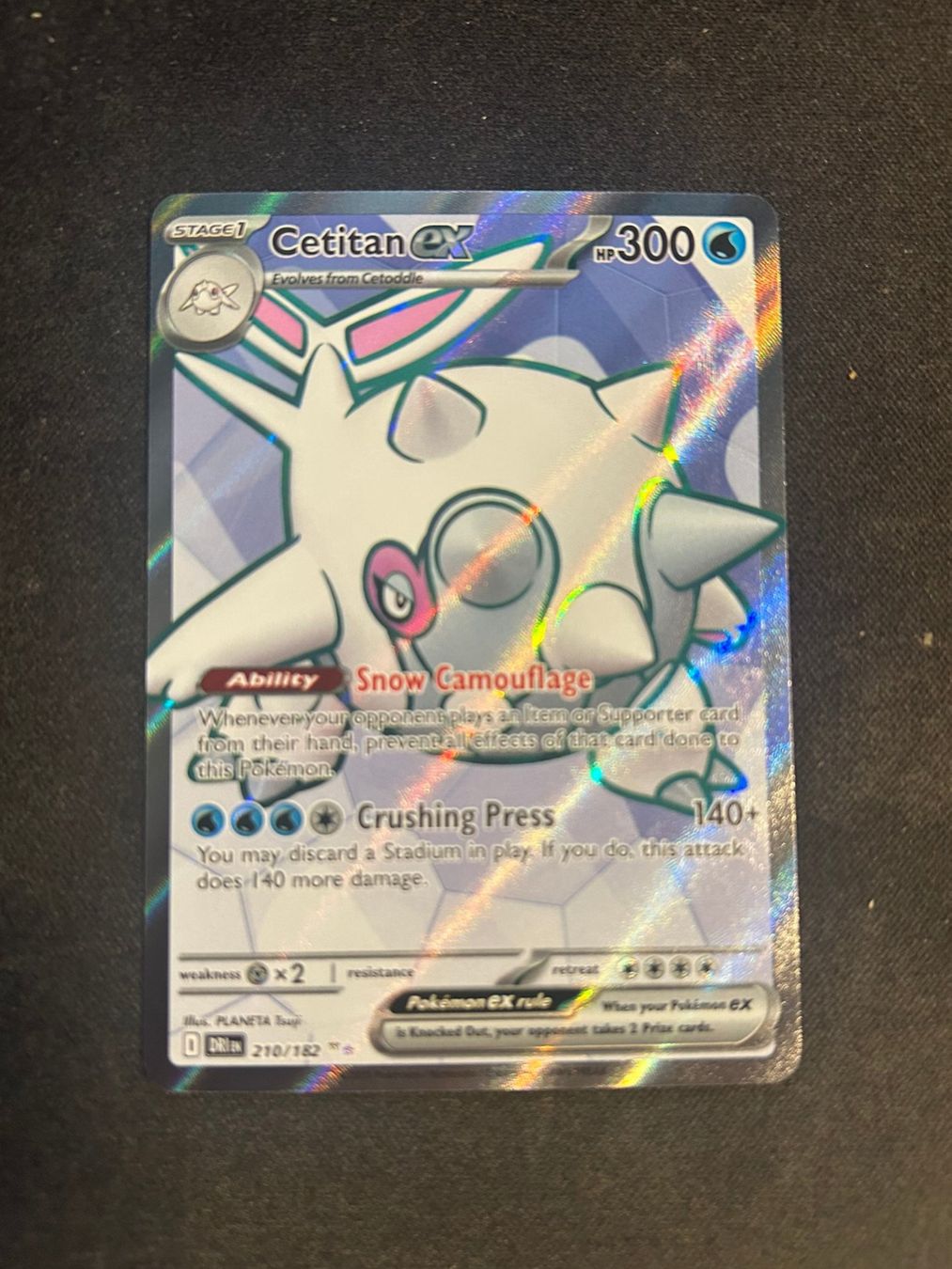 Pokémon Carte collezionabili: Cetitan ex 210/182 DRI EN Full Art – Nuovo (secondo la descrizione) da Wetzikon ZH venduto da Swiss_Frog