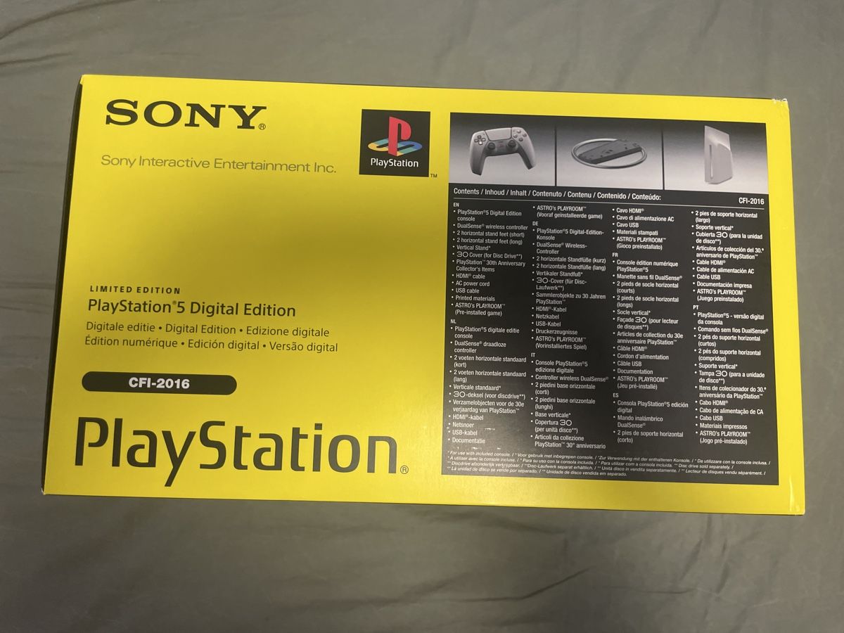 Sony Console: PS5 Digital Edition 30th Anniversary - Limitiert! – Nuovo e nell'imballaggio originale da Zürich venduto da Raph40 5
