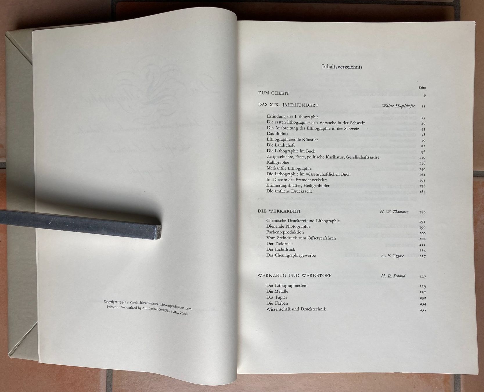 Libri: Die Lithographie in der Schweiz - 1894-1944 – Usato da Versoix venduto da HELVETICA_1 1