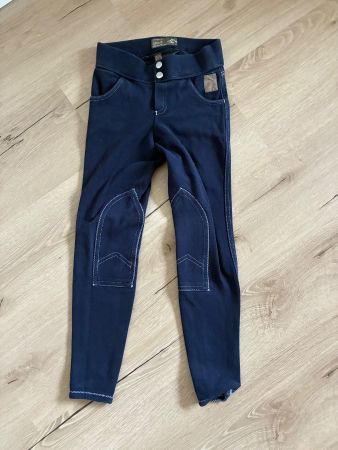Reithose dunkelblau Grösse ca. 128/134